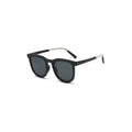 Nashi Pear 159153 Black Round Sunglasses on a white background