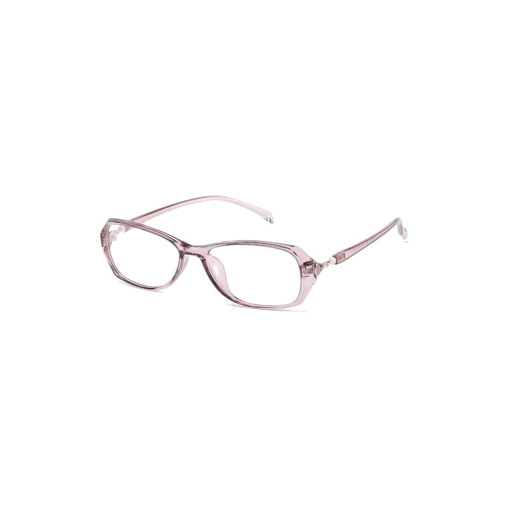 Nashi Pear 1903 Pink Rectangular Glasses on a white background