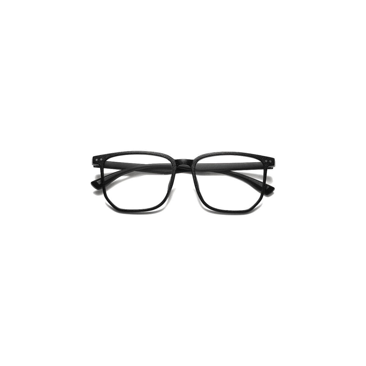 Nashi Pear 1889 Black Square Glasses on a white background