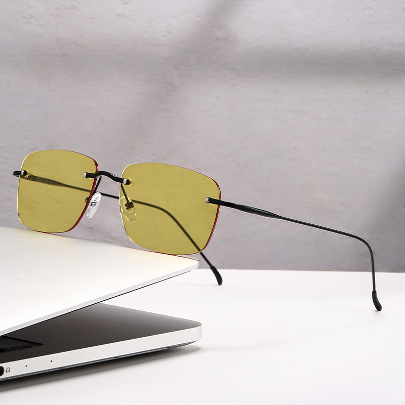Nashi Pear 9916 black frame yellow lenses
