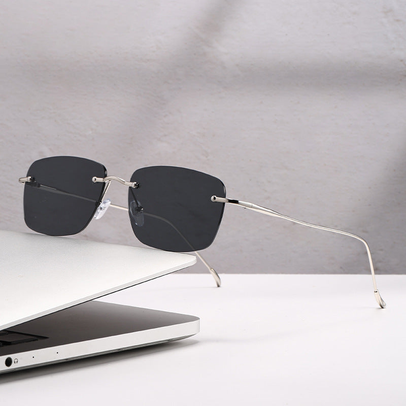 Nashi Pear 9916 silver frame gray lenses
