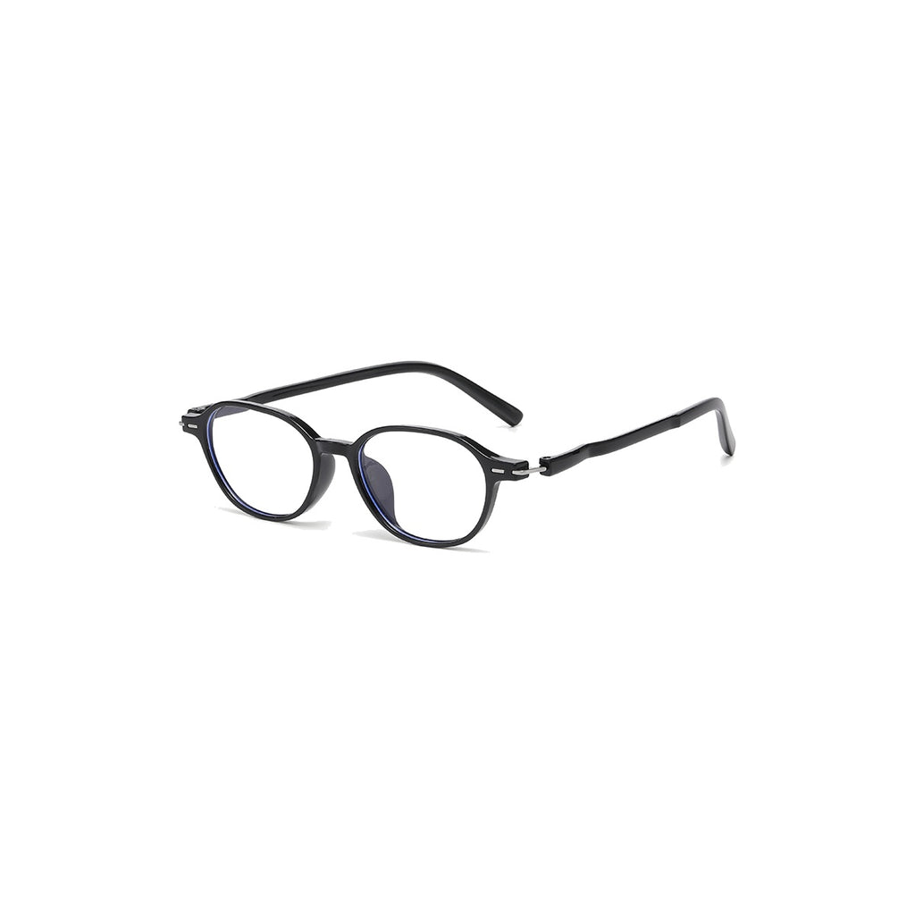 Nashi Pear 8888 Black Round Glasses on a white background