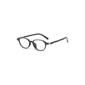 Nashi Pear 8888 Black Round Glasses on a white background