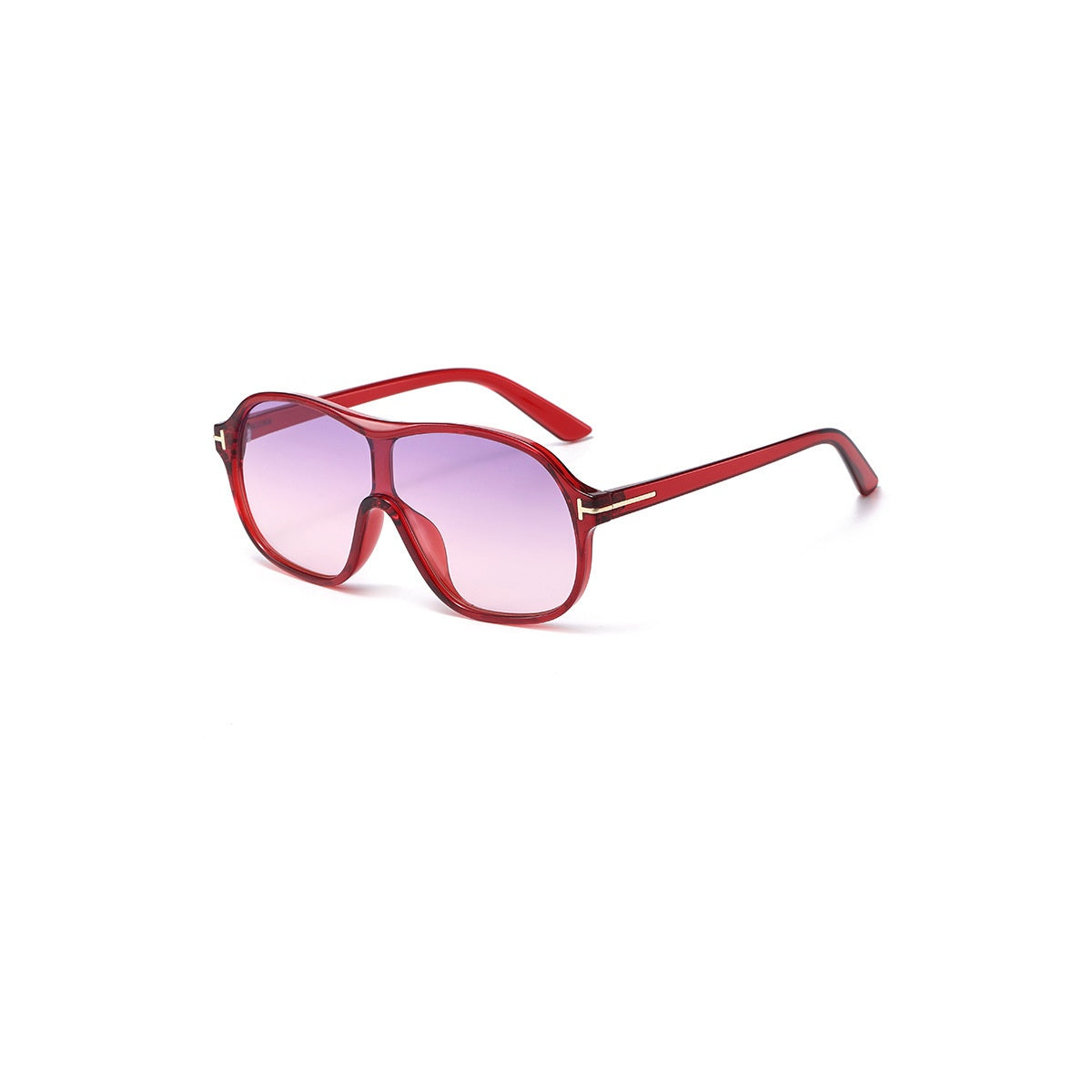 Nashi Pear 6177 Aviator Sunglasses, single pair on a white background