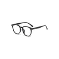 Nashi Pear 6189 Round Square Eyeglasses, single pair on a white background