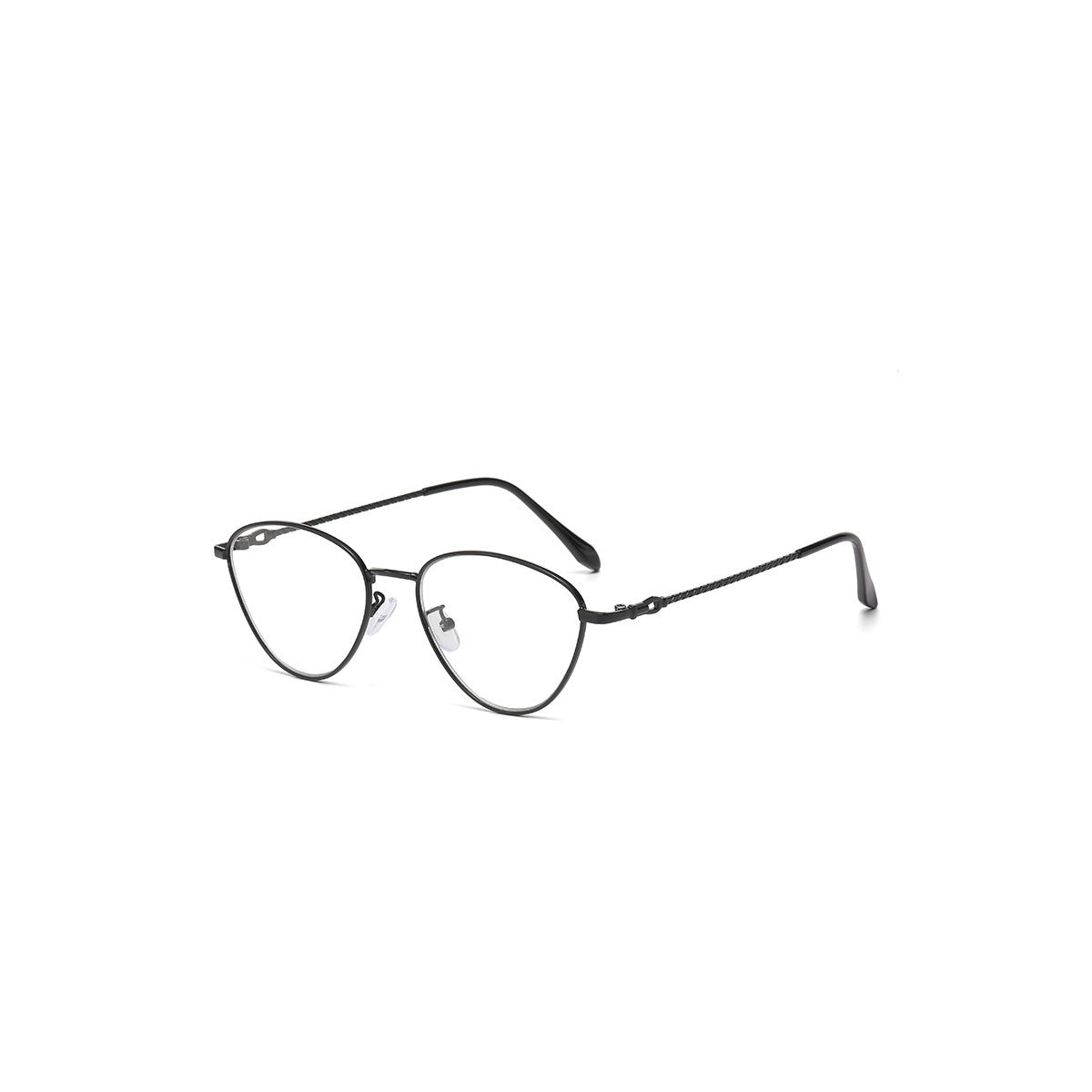 Nashi Pear 063 Geometric Oval Eyeglasses, single pair on a white background