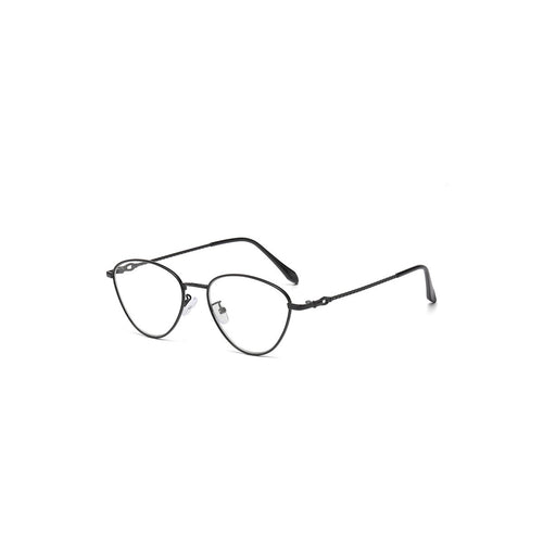 Nashi Pear 063 Geometric Oval Eyeglasses, single pair on a white background