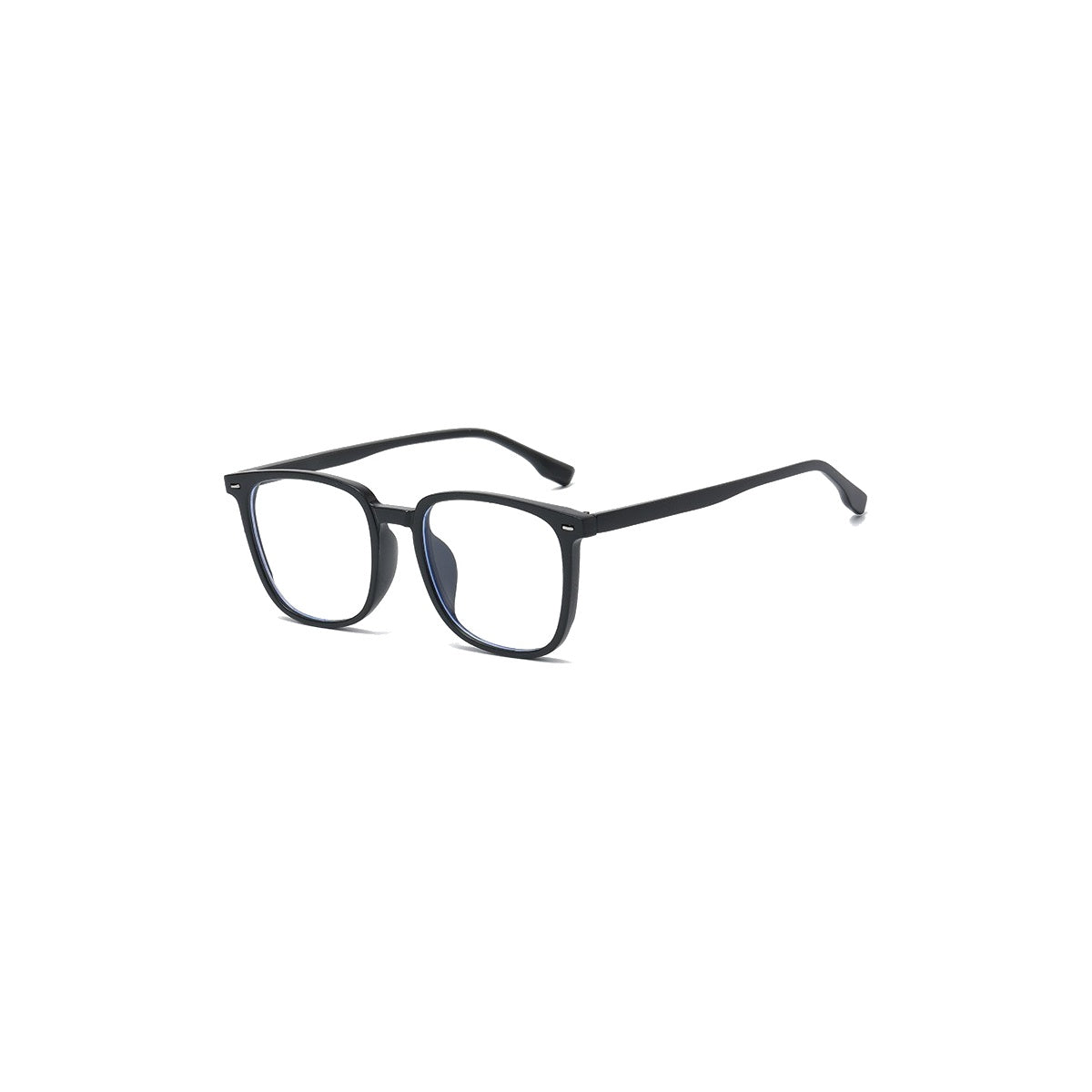 Nashi Pear 15936 Black Square Glasses on a white background