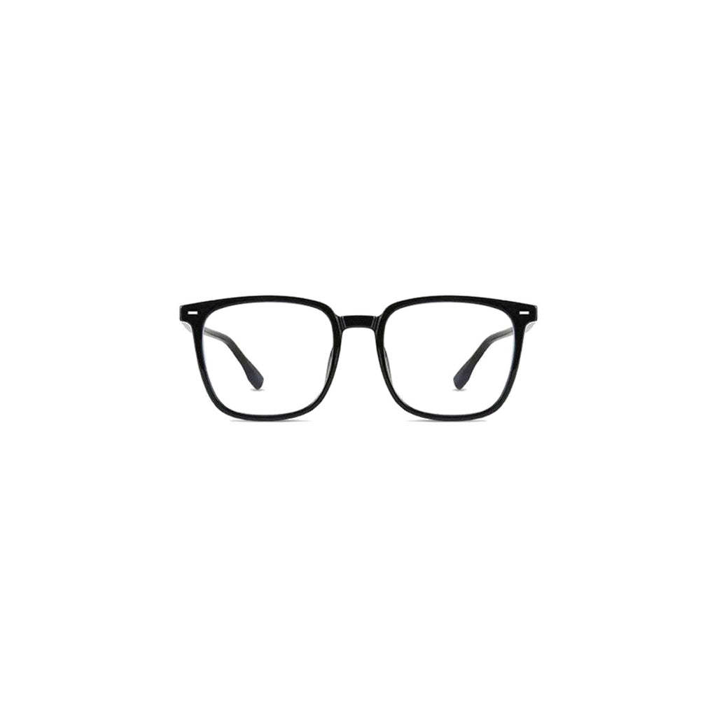 Nashi Pear 23782 Black Square Glasses on a white background