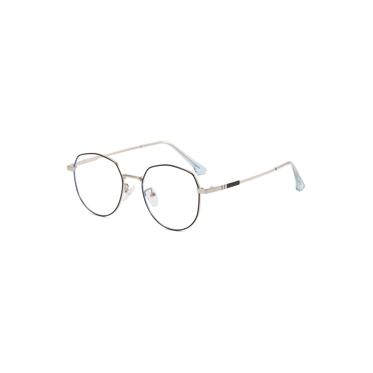 Nashi Pear 6839 Round Eyeglasses, single pair on a white background