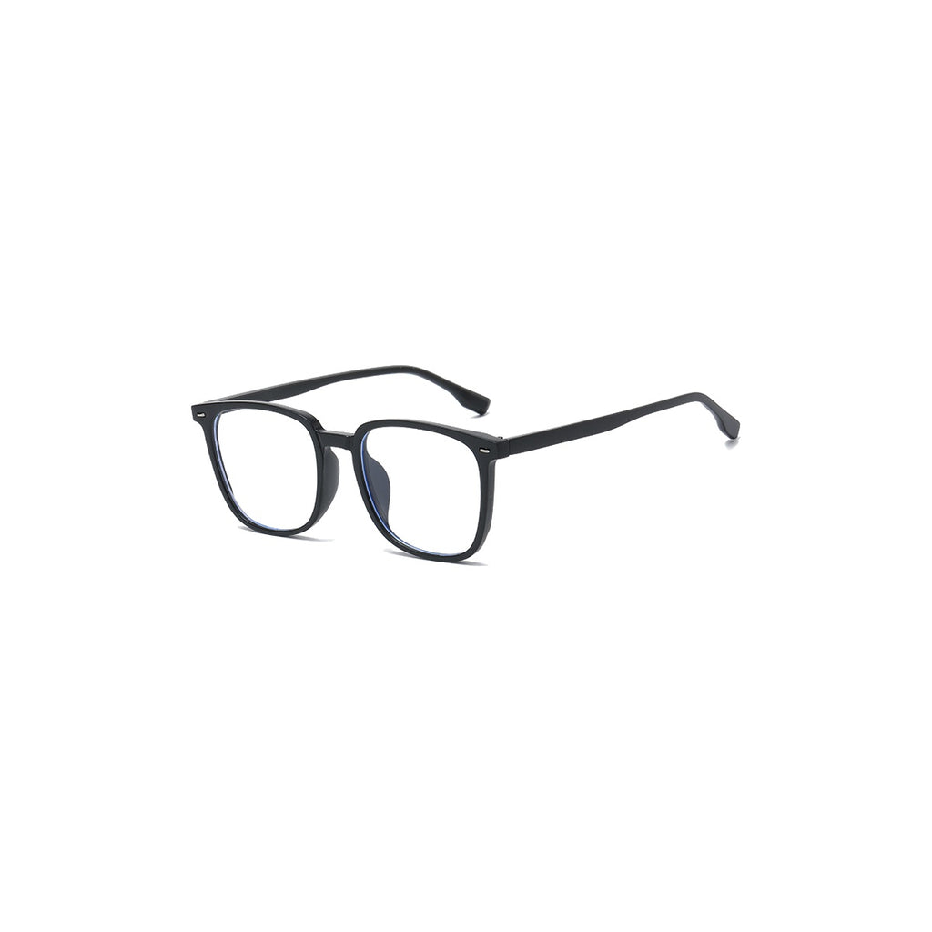Nashi Pear 9181 Black Square Glasses on a white background