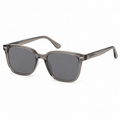 Nashi Pear 15938 Gray Square Sunglasses on a white background