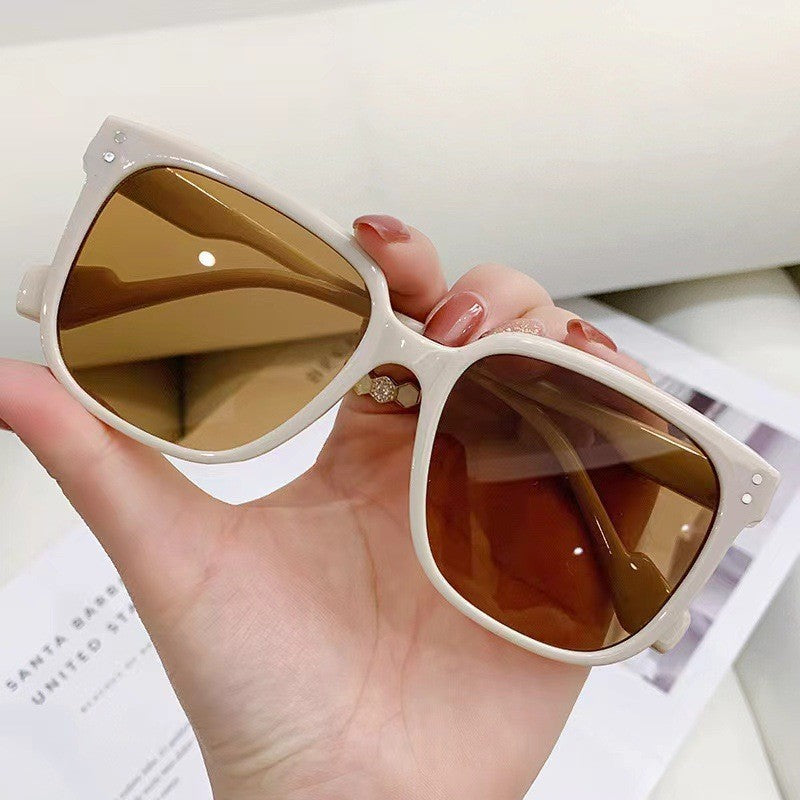 Nashi Pear T61 ivory frame brown lenses