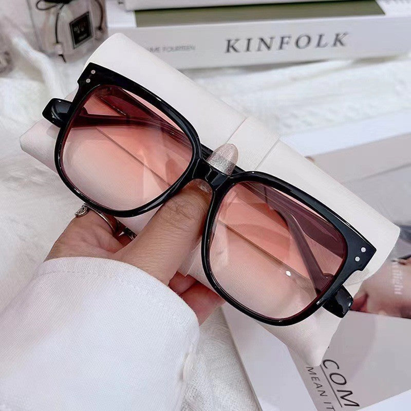 Nashi Pear T61 black frame pink lenses