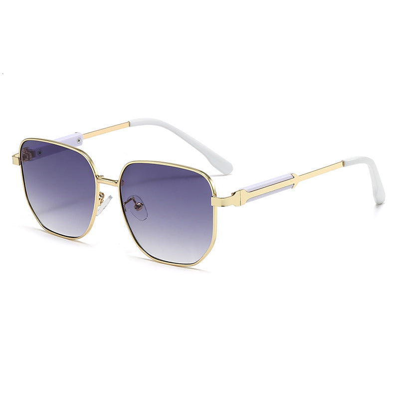 Nashi Pear NCH109 gold frame gray gradient lenses