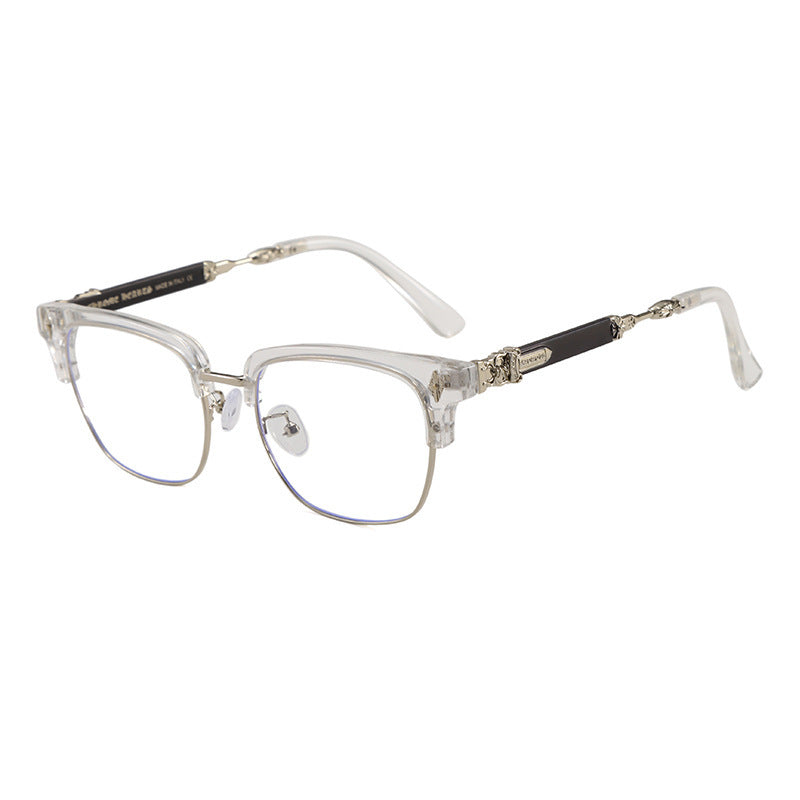 Nashi Pear 2275 clear frame silver accents