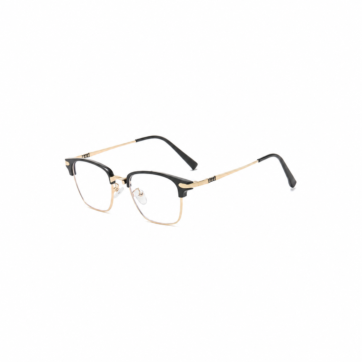 Nashi Pear 9300 Browline Square Eyeglasses on white background