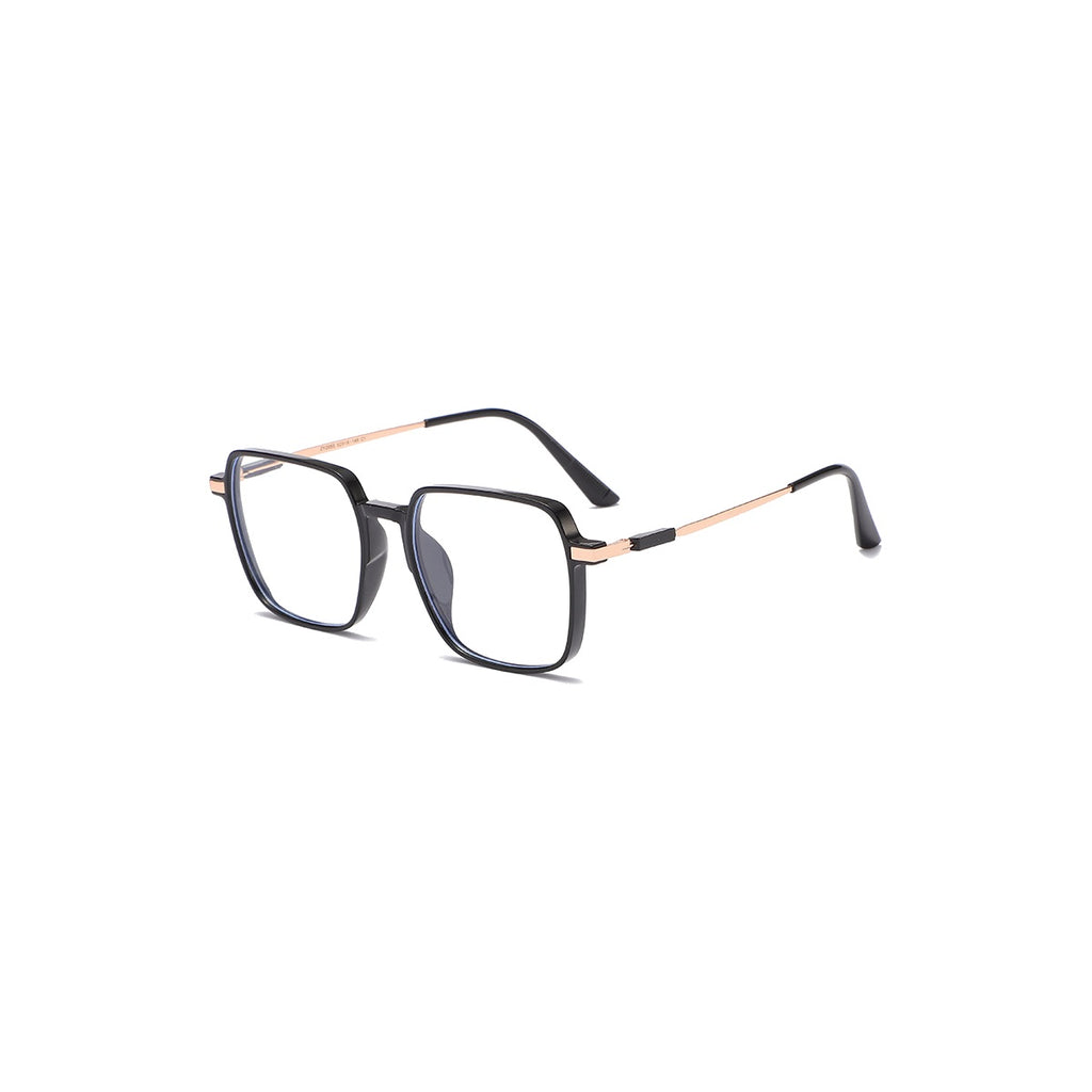 Nashi Pear 2055 Black Square Glasses on a white background