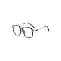 Nashi Pear 2055 Black Square Glasses on a white background