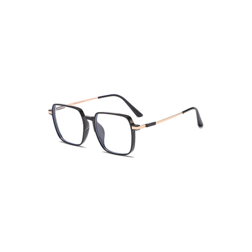 Nashi Pear 2055 Black Square Glasses on a white background