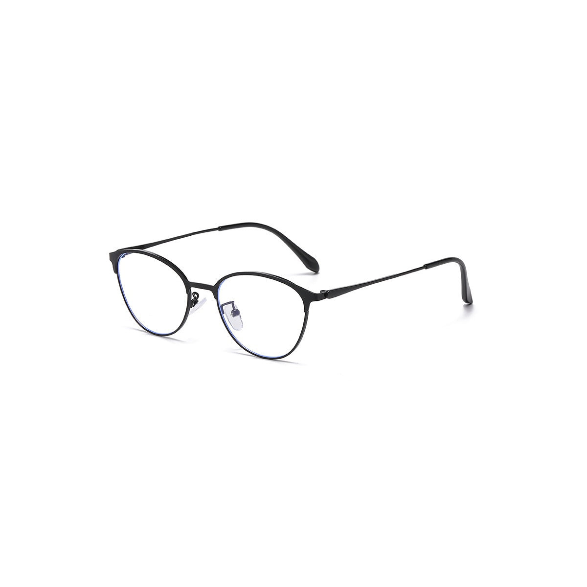 Nashi Pear 028 Round Eyeglasses, single pair on a white background