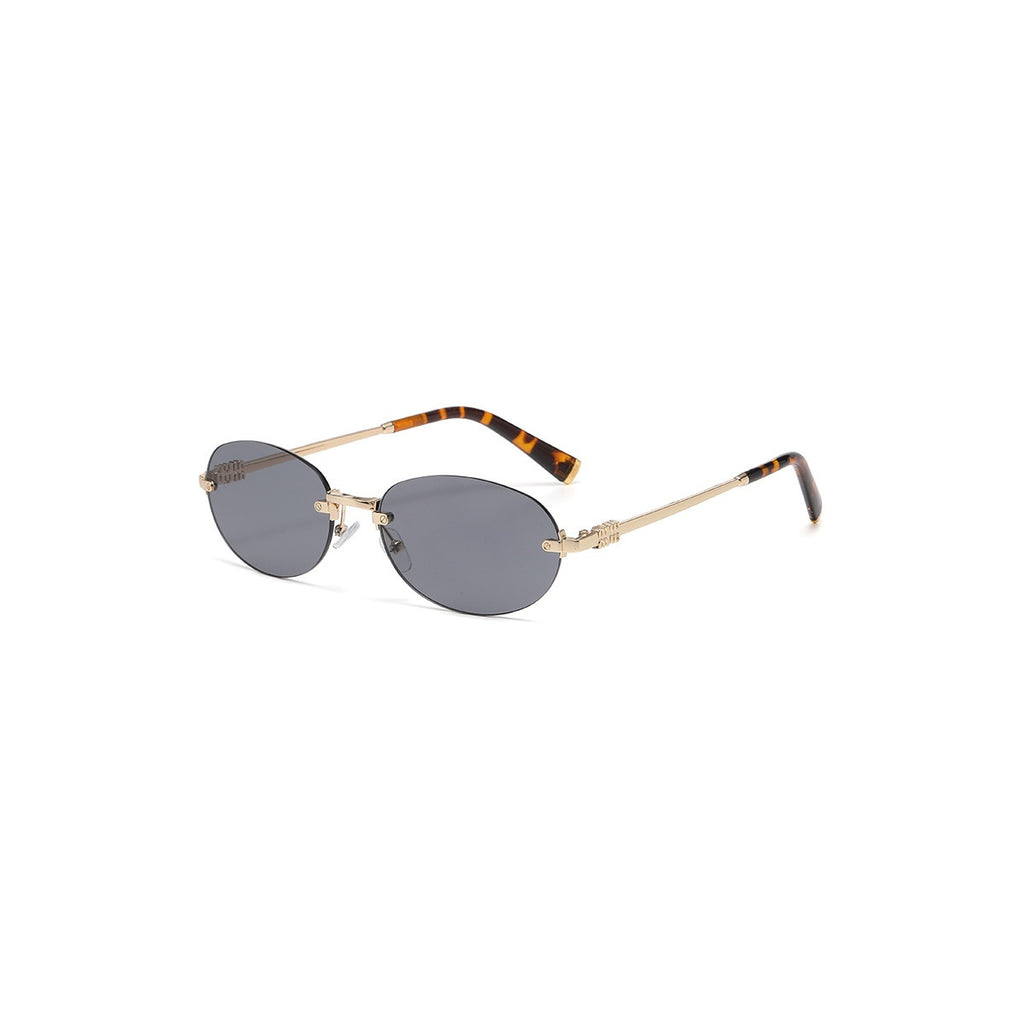 Nashi Pear 9942 oval sunglasses, gray lenses