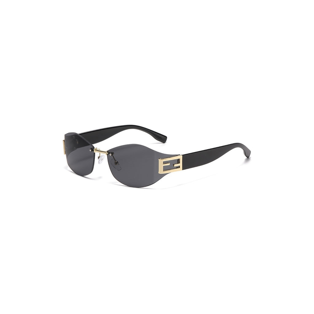 Nashi Pear 90328 geometric sunglasses on a white background