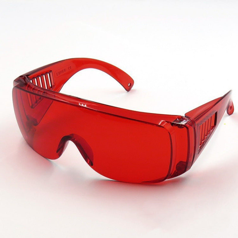 Nashi Pear W817 Shield Fashion Eyewear: Red Lens