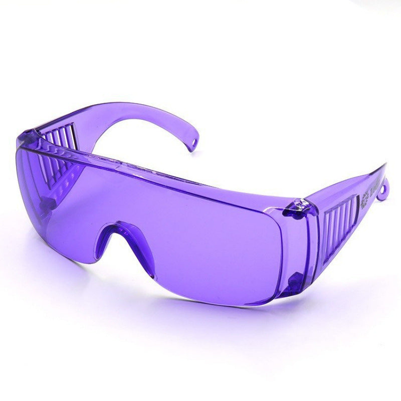 Nashi Pear W817 Shield Fashion Eyewear: Purple Lens