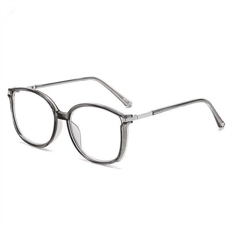 Nashi Pear 2973 clear gray cat-eye glasses