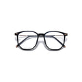 Nashi Pear 9611 Black Square Glasses on a white background