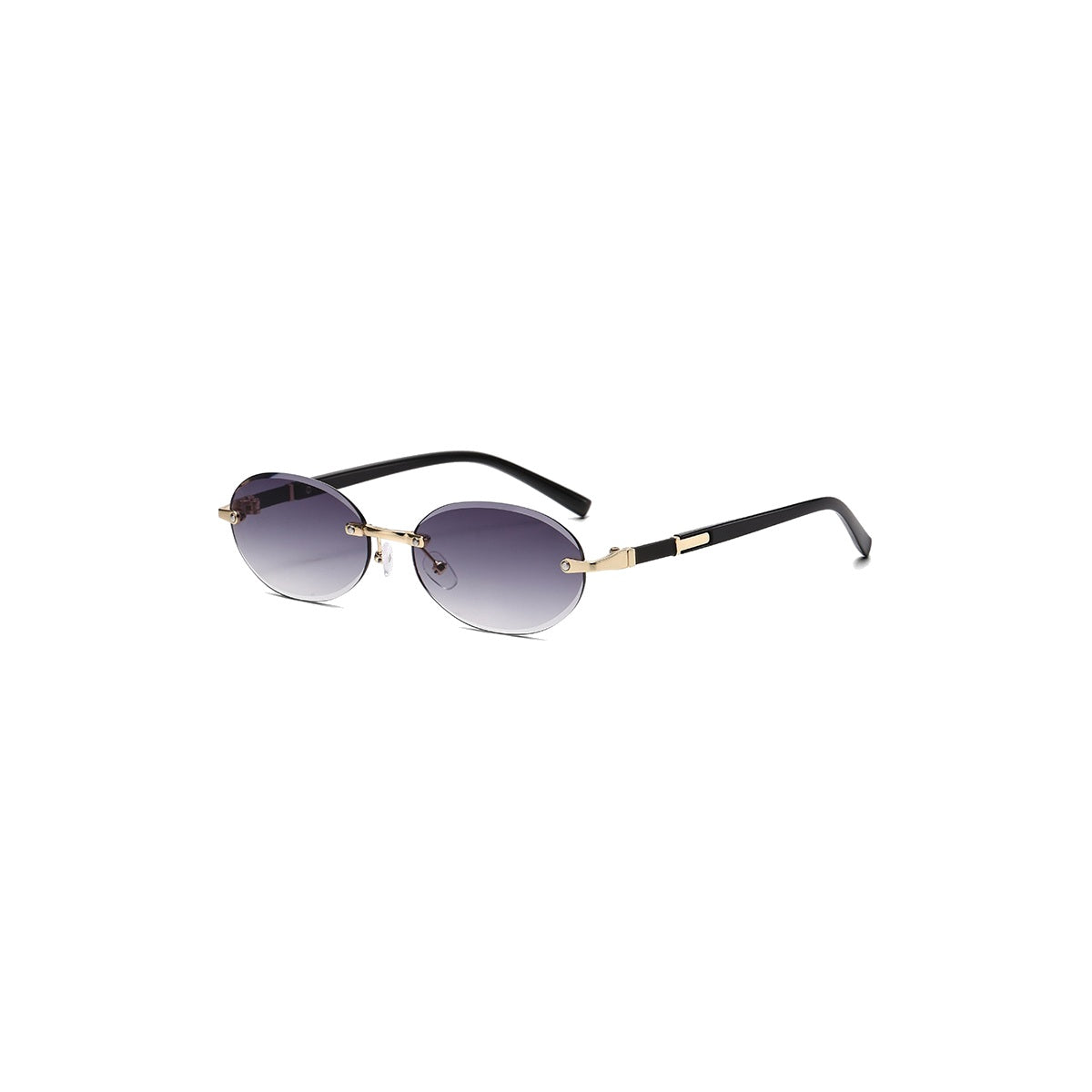 Unisex Sport Oval Sunglasses - Model 6008-2 on a white background