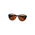 Nashi Pear 101 Black Cat-Eye Sunglasses on a white background