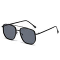 Nashi Pear 2549 square sunglasses, Black frame with gray lenses