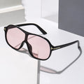 Nashi Pear 6177 sunglasses, Black frame with pink lenses