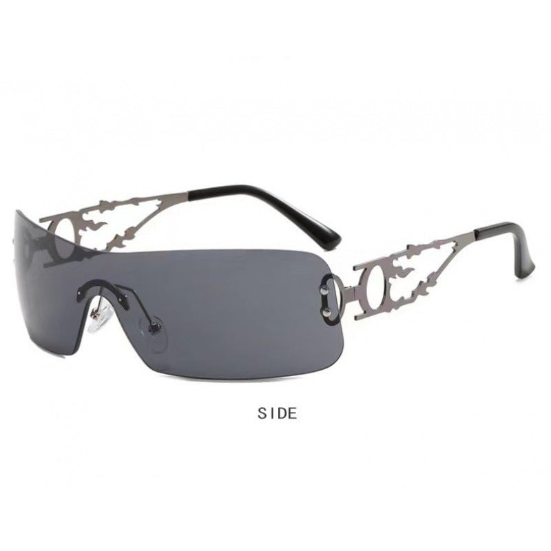 Nashi Pear 81048 sunglasses, Gunmetal frame with gray lenses