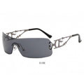 Nashi Pear 81048 sunglasses, Gunmetal frame with gray lenses