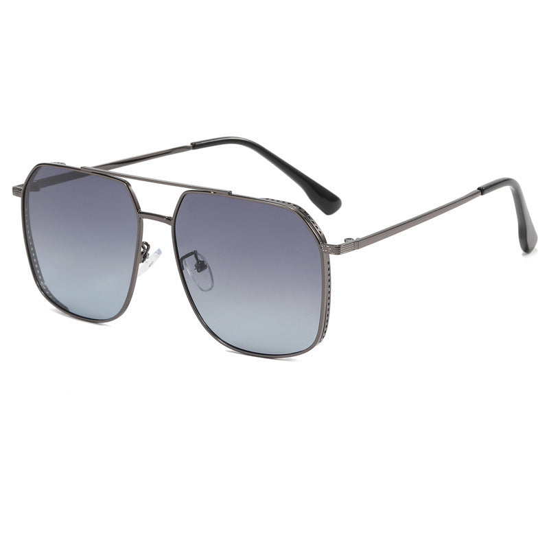 Nashi Pear 8568 aviator sunglasses, Gunmetal frame with gray blue lenses