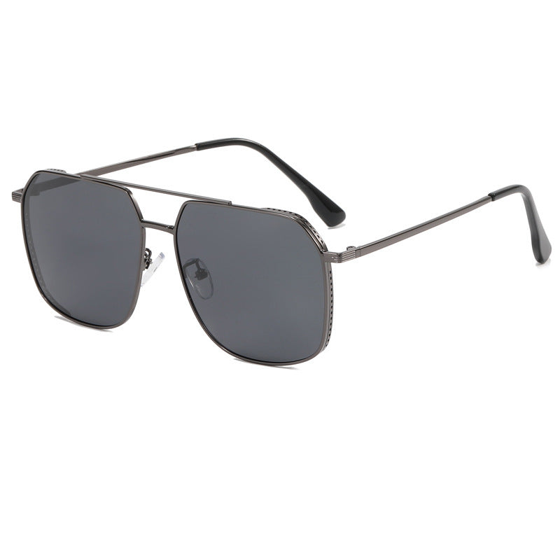 Nashi Pear 8568 aviator sunglasses, Gunmetal frame with gray lenses