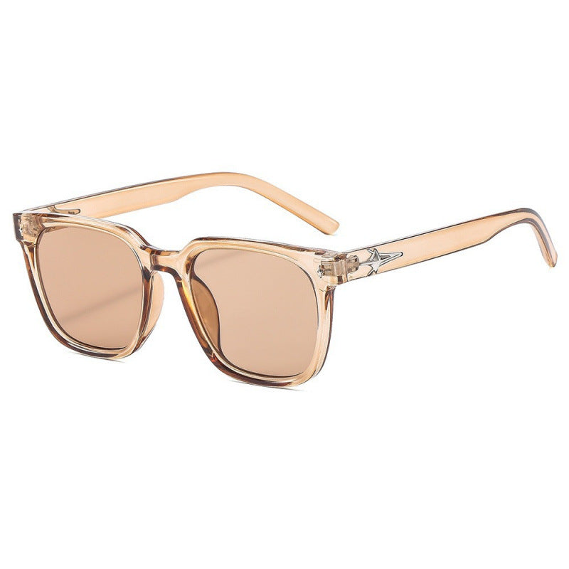 Nashi Pear 9032 sunglasses: Clear brown frame, brown lenses